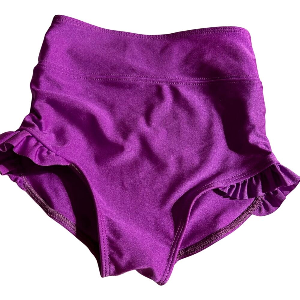 Tiger Friday Radiance Frilly Ruffle Briefs Child Large Grape Dance Shorts